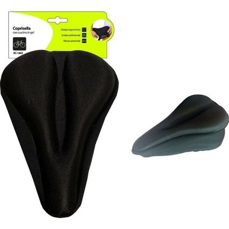 Trade Shop - Sattelbezug Sattelbezug mit Gelkissen Fahrrad XC-1663 -