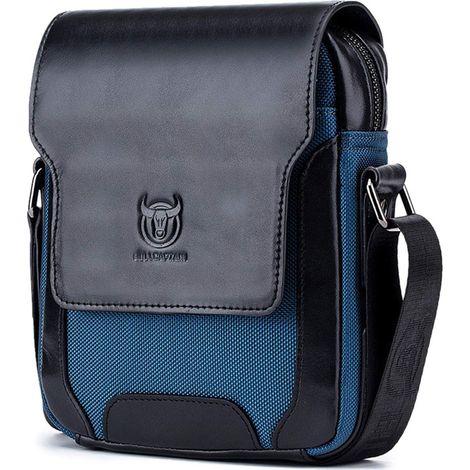 Borsa a tracolla da uomo, borsa a tracolla vintage in pelle, piccola borsa a spalla, borsa da lavoro, borsa a tracolla, borsa a mano per viaggi, escursioni e lavoro
