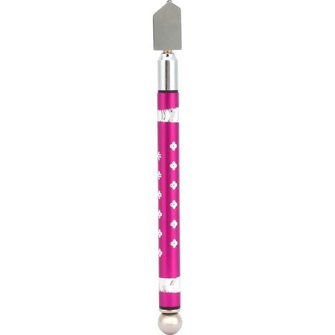 Professional ice cutter with tungsten carbide wheel and aluminum handle – purple (1/5)