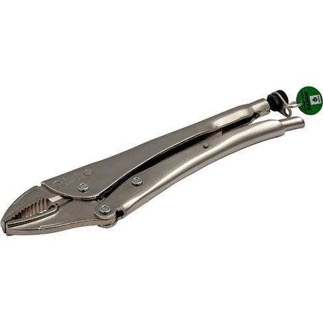 Alicates Bahco curved jaws cromado fuerza ajustable