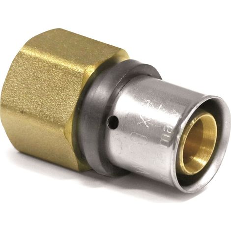 Pressfitting Übergang 32x3 mm - 1 1/4 Zoll IG TH Kontur Verbundrohr (1/5)