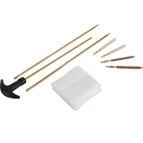 Ensemble de 8 brosses de nettoyage pour tubes fins, tiges en laiton, brosses en fil de bronze phosphoreux, brosses en fil d'acier pour le dépoussiérage des tuyaux, noir (1/5)