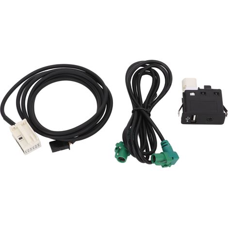 Connecteur USB AUX avec faisceau de câbles pour autoradio, prise de remplacement résistante pour BMW Z3 Z4 X5 X6 (1/5)