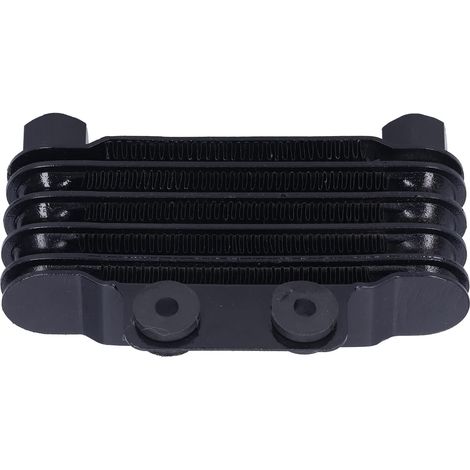 Radiateur de Refroidissement d'huile Moteur Universel pour Motos, VTT et Motos Tout-terrain de 125 à 250 – Améliore les Performances de Refroidissement, Prolonge la Durée de Vie du Moteur, (1/5)