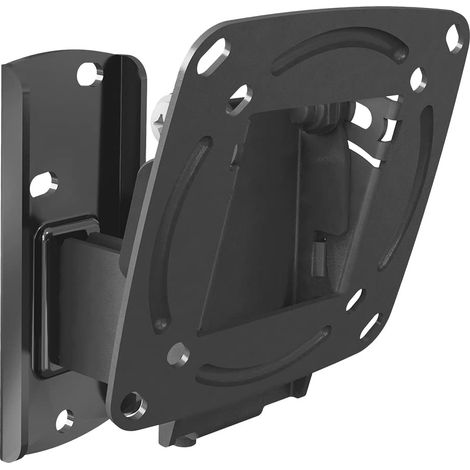 Support TV/Écran PC Mural pour écrans 13-29 Pouces, Inclinable et orientable, Plats (1/5)