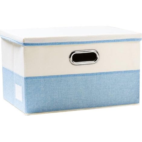 Faltbare und waschbare Aufbewahrungsbox mit Deckel, für Zuhause, Schlafzimmer oder Kleiderschrank. (1/5)