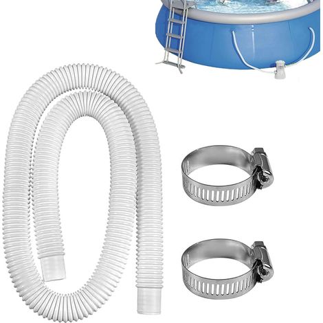 3 Pièces Un Tuyau de Piscine 32 mm, Tuyau de Remplacement Solide et Durable (1/5)