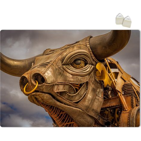 BULL ROBOT - POSTER in PVC da 3mm - Misura: 70x100 cm