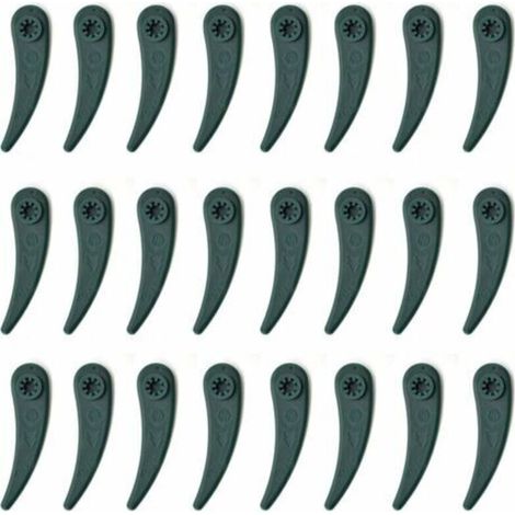 Lot de 24 lames de rechange en plastique pour coupe-bordures Bosch Durablade Art 23-18 LI Art 26-18 LI (1/5)