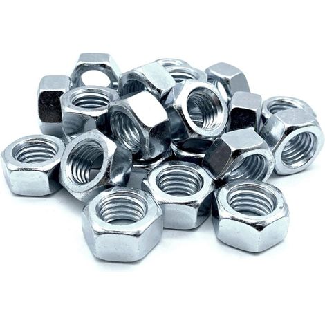 Ecrou 50 Ecrou Hexagonal M10 8mm x 17mm Écrou M10 pour Boulons et Écrous, Éléments d'Accouplement, Réglage et Fixation Intérieur et Extérieur (1/5)