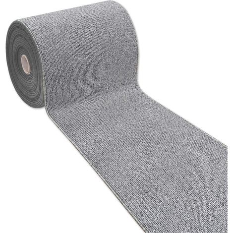Tapis de Cuisine Antidérapant Moderne Polyvalent Chambre Couloir Couleur unie Gris - 57x180 cm