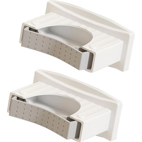 CCYKXA Multi-purpose mop holder, wall-mounted shelf, easy installation, mop holder, multi-functional wall mount, easy to use for home use (1/5)