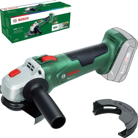 Bosch Cordless 18v 115mm Angle Grinder PWS 18V-70 Bare 06033E6000 + Guard