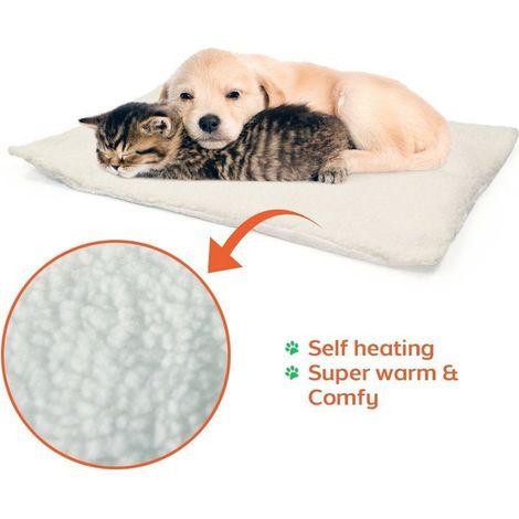 Coussin Lit Tapis Tapis Chauffant Thermique Snooze Pad Chien Chat Auto (1/3)