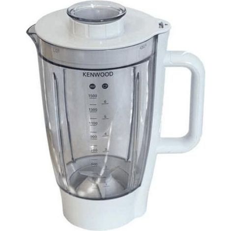 Bol Mixer Acrylique - Capacité 1.5 L - Compatible Avec Robots Kenwood Modèles KM260 À KM266 Et MX260 - Gris - 1 Pièce (1/2)