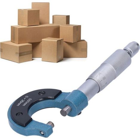 Palmer Numérique - 0-25 mm - Précision 0 01 mm - Mesure Diamètre Extérieur Et Filetage - Unité (1/5)