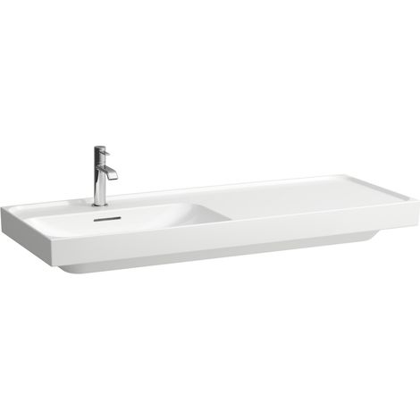 LAUFEN MEDA lavabo, encastrable, tablette à droite, 1200x460mm, 1
