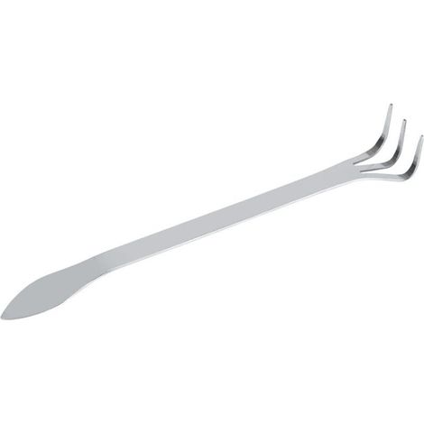 Râteau de jardinage de 8,3 pouces en acier inoxydable Pot râteau cultivateur outils petits Pots râteau avec 3 plantes à broches pour jardinage jardin