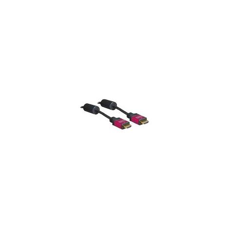 DELOCK HDMI Kabel High Speed A - A St/St 2.00m Premi (84333)