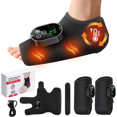 Masseur de pieds électrique sans fil 3 en 1 avec 6 réglages de chauffage (1/5)