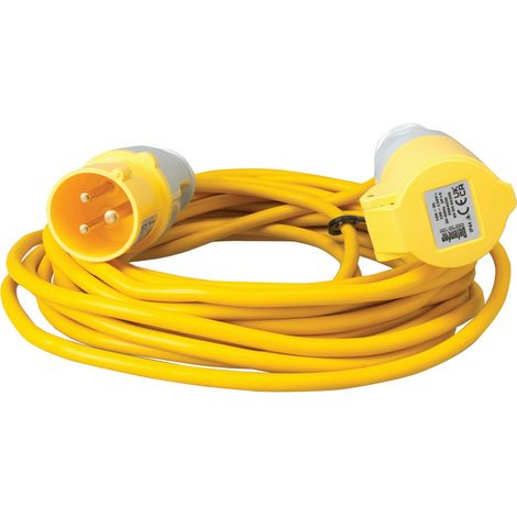 Draper 35073 Defender E85118 110V Extension Lead Yellow 1.5mm 16A 10m