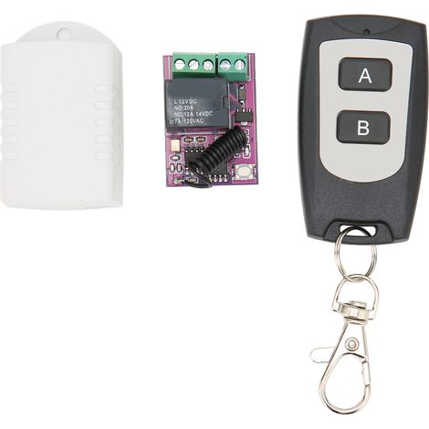 Interrupteur Relais Sans Fil 20A Mini Commande à Distance pour Appareils Électroménagers et Équipements 12V (1/5)