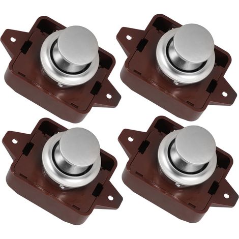 Lot de 4 verrous de porte pour camping, cars, caravanes et camions (1/5)