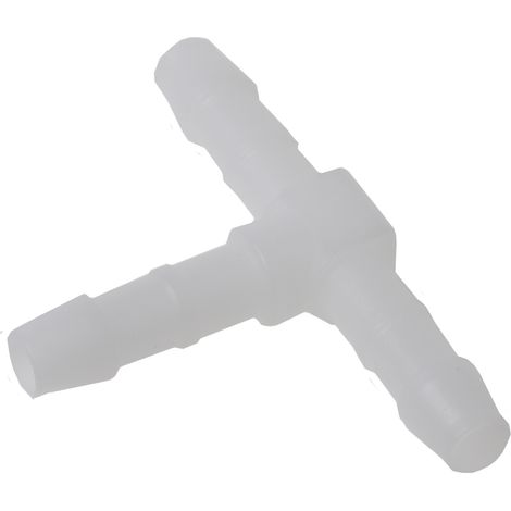 Adaptateur tube à tube en T RS PRO 6 401 vers Enfichable, 3 mm Enfichable, 3 mm Tube à tube ( Prix pour Paquet de 5 )
