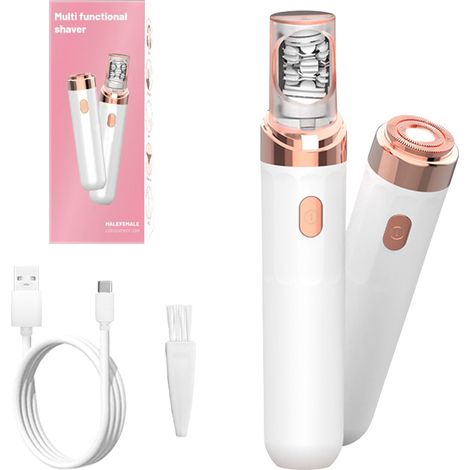 Epilatore elettrico per donne e rasoio automatico multifunzionale a doppia testina, depilazione indolore per donne - AquaForge (1/5)