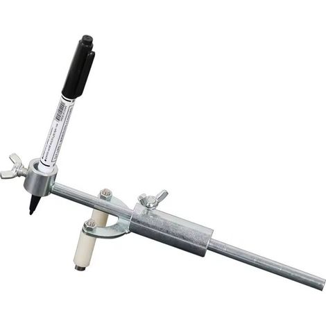 Parallel marking tool for wheel arches, paint line restoration tool, dent repair tool for automotive bodywork and woodwork (1/5)