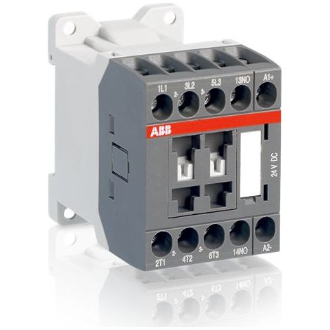 Contacteur ABB série 1SBL11, 3 pôles , 4NO, 12 A, 24 V c.c., 5,5 kW ( Prix pour 1 )