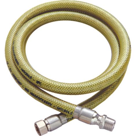 Tubo gas flessibile in acciaio inox con guaina mf - cm.50