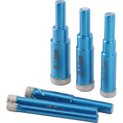 6-teiliges Set Diamant-Lochsägenbohrer, professionelle Marmorlochöffner, Industriebedarf (1/5)