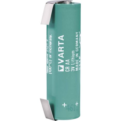 Varta CR AA LF Batteria speciale CR AA LF linguette a saldare a U Litio 3 V 2000 mAh 1 pz.