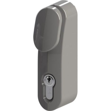 Manoeuvre Ext Debrayable Bouton Alu Ral 9006 Issudom Mbo Metalux (1/3)