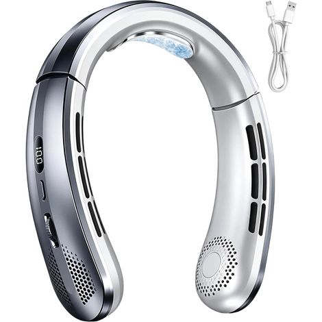 Ventilateur De Cou Personnel 5000 mAh Portable Rechargeable (1/5)