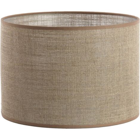 Lampenschirm - braun - CADEN - textil - Ø 30cm - E27 - 2230915 - (1/4)