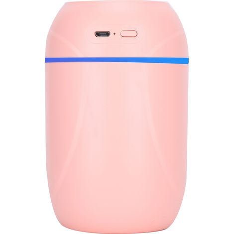Diffuseur d'huiles essentielles 300ml USB, Humidificateur d'air portable Silencieux pour Voiture, Désodorisant Aromatique Rose, Chargeur Intégré (1/5)