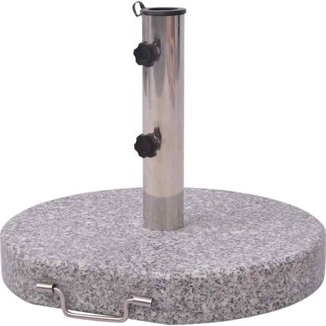 Pied de parasol Base de parasol - en granit 30kg BV116068 - BonneVie (1/5)