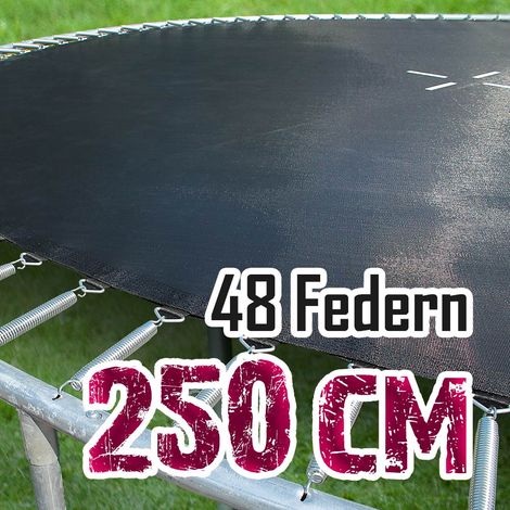 Sprungtuch Sprungmatte Ersatzsprungmatte für 250cm Trampoline mit 48 Federnösen