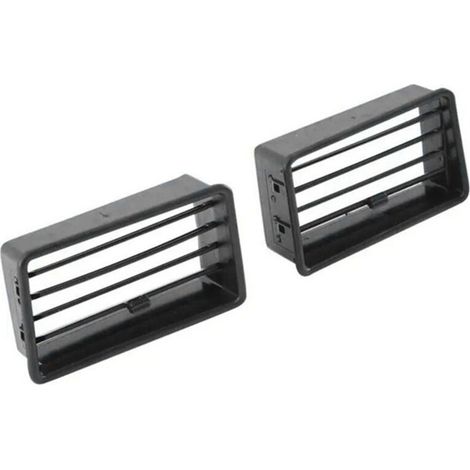 1 paire. Couleur : Noir. Matériau : ABS. Grille d'aération inférieure pour moto, fenêtre de climatisation, fenêtre de ventilation, carénage inférieur. (1/5)