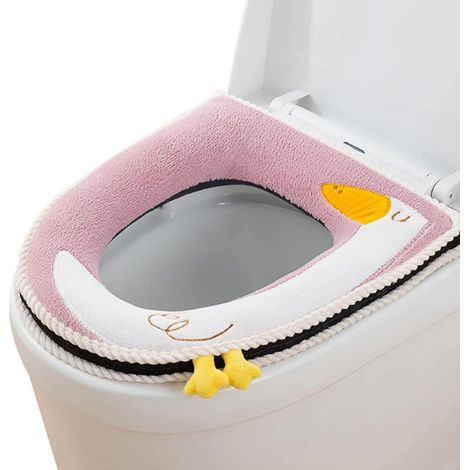 Coussin de siège de toilette extensible et lavable, 1 pièce, sensation de luxe et de chaleur exceptionnelle (1/5)