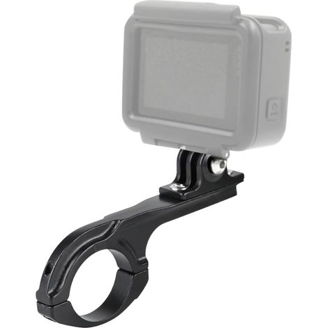 Soporte de manillar en forma de Q de aleación de aluminio para GoPro 3/4/5/6/7 (negro) (1/5)