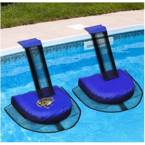 2 Pièces Rampes D'Évacuation pour Animaux, 45CM x 34CM Sauver d'animaux Flottant pour Piscine Échelle Sauvetage Gonflable (1/5)
