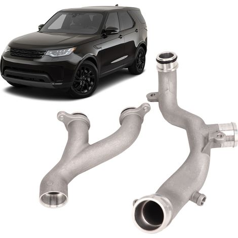 Aluminium-T-Stück für Wasserschlauch LR092992 LR090630, kompatibel mit Jaguar Land Rover. (1/5)