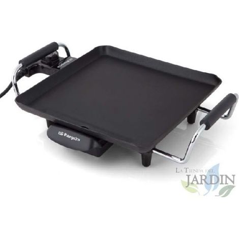Tavolo da barbecue Orbegozo. Termostato regolabile. Superficie arrosto 275x275 mm. NON ADERENTE. Potenza 1500W.
