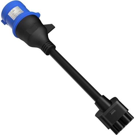 3-poliger CEE-auf-Tesla-Adapter, 32 A (Steckerdurchmesser: 56 mm), Ladekabelverlängerung für Elektrofahrzeuge der 2. Generation für Tesla Model S/3/X/Y (1/5)