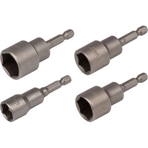 SET CHIAVI A BUSSOLE MAGNETICHE TRAPANO ESAGONALI 4pz 13-15-17-19mm (1/2)