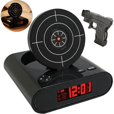 Interaktiver Spielwecker mit LED, Anti-Snooze und Zielspiel (1/5)