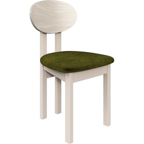 Chaise Victorville 383, Cachemire, 85x47x48cm, Tissu, En bois, Bois (1/5)